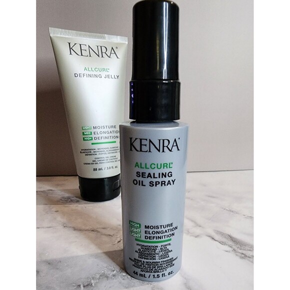 Kenra AllCurl Defining Jelly (3 oz) & Sealing Oil Spray (1.5 oz) – Styling Set - Picture 4 of 7